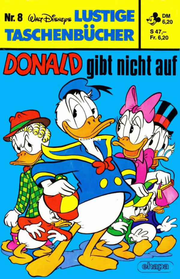 LTB 008 - Donald gibt nicht auf 1. Auflage - 1.png