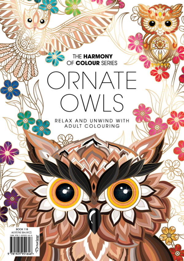 Colouring Book Ornate Owls I118 2024 - 1.png