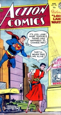 Action Comics 195 - DC Comics - Jerry Siegel and Joe Shuster - August 1954 – English
