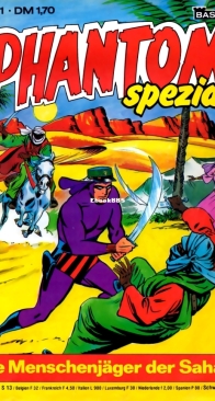 Phantom Spezial 21 - Die Menschenjäger der Sahara - Bastei 1980 - German
