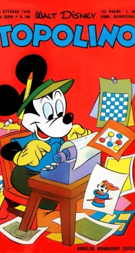 Topolino 0196 - Mondadori 1958 - Italian