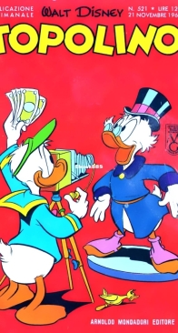 Topolino 0521 - Mondadori 1965 - Italian