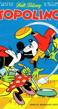 Topolino 0947 - Mondadori 1974 - Italian