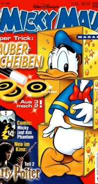 Micky Maus 2002-47 - Ehapa - German