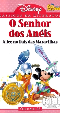 Clássicos da Literatura Disney 23 - O Senhor dos Anéis - Alice no País das Maravilhas - Abril 2010 -  Brazilian Portuguese