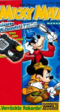 Micky Maus 2003-44 - Ehapa - German
