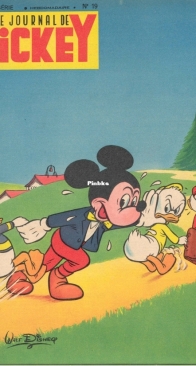 Le Journal de Mickey 0019 -  Hachette 1952 - French