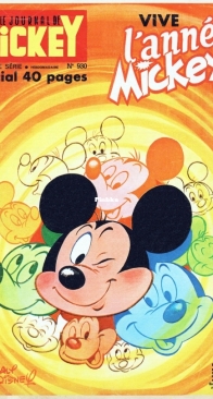 Le Journal de Mickey 0930 - Hachette 1970 - French