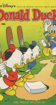 Donald Duck - Dutch Weekblad - Issue 31 - 1986 - Dutch