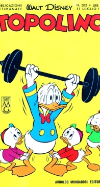 Topolino 0502 - Mondadori 1965 - Italian