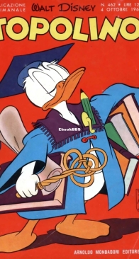 Topolino 0462 - Mondadori 1964 - Italian