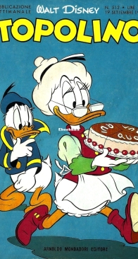 Topolino 0512 - Mondadori 1965 - Italian