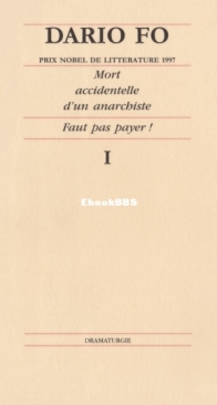 Mort Accidentelle D'Un Anarchiste - Dario Fo - French