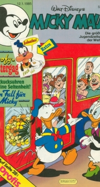 Micky Maus 1985-03 - Ehapa - German