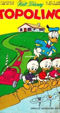 Topolino 0877 - Mondadori 1972 - Italian