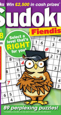 PuzzleLife Sudoku Fiendish - Issue 105 - February 2025 - English