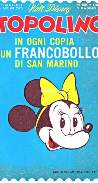 Topolino 0806 - Mondadori 1971 - Italian