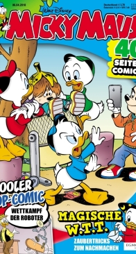 Micky Maus 2018-08 - Ehapa - German