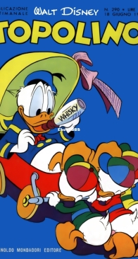 Topolino 0290 - Mondadori 1961 - Italian