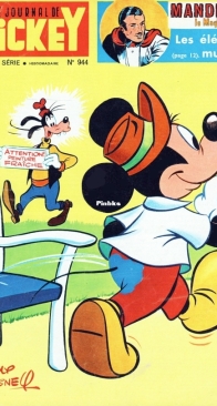 Le Journal de Mickey 0944 - Hachette 1970 - French