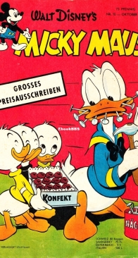 Micky Maus 1955-10 - Ehapa - German