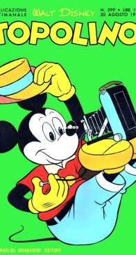 Topolino 0299 - Mondadori 1961 - Italian