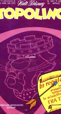 Topolino 1011 - Mondadori 1975 - Italian