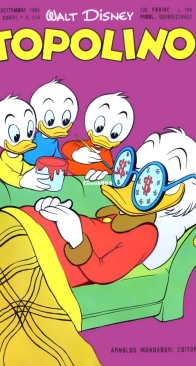 Topolino 0219 - Mondadori 1959 - Italian