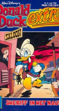 Donald Duck Extra - Sherrif In Het Nauw -  Issue 06 - Oberon B.V. 1988 - Dutch