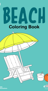 Beach  - Coloring Book - Monkey Pen - English