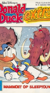 Donald Duck Extra - Mammoet Op Sleeptouw -  Issue 09 - Oberon B.V. 1988 - Dutch