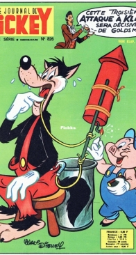 Le Journal de Mickey 0826 - Hachette 1968 - French