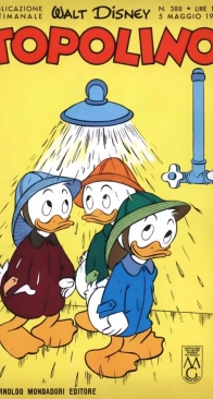 Topolino 0388 - Mondadori 1963 - Italian
