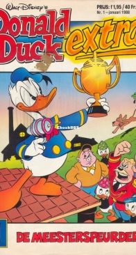 Donald Duck Extra - De Meesterspeurders -  Issue 01 - Oberon B.V. 1988 - Dutch