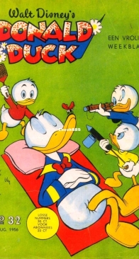 Donald Duck - Dutch Weekblad - Issue 32 - 1956 - Dutch