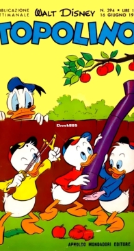 Topolino 0394 - Mondadori 1963 - Italian