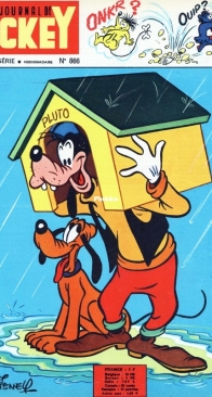 Le Journal de Mickey 0866 - Hachette 1969 - French
