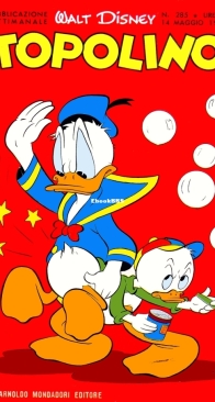 Topolino 0285 - Mondadori 1961 - Italian