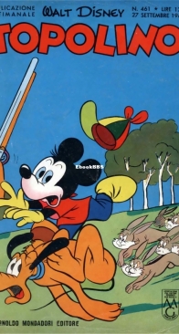 Topolino 0461 - Mondadori 1964 - Italian
