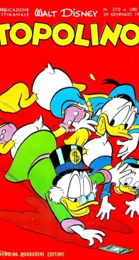 Topolino 0270 - Mondadori 1961 - Italian