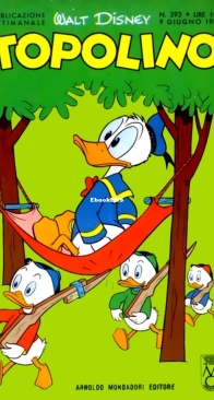 Topolino 0393 - Mondadori 1963 - Italian