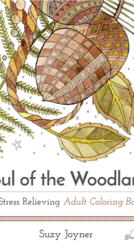Adult Coloring Book - Soul of the Woodland - Blue Star - English