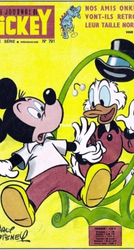 Le Journal de Mickey 0791 - Hachette 1967 - French