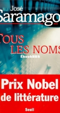 Tous Les Noms - José Saramago - French