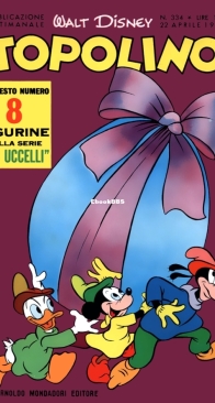Topolino 0334 - Mondadori 1962 - Italian