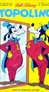 Topolino 0900 - Mondadori 1973 - Italian