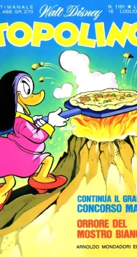 Topolino 1181 - Mondadori 1978 - Italian