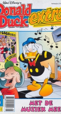 Donald Duck Extra - Met De Muziek Mee - Issue 08 - De Geïllustreerde Pers B.V. 2001 - Dutch