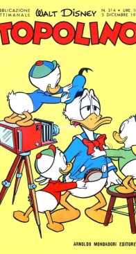 Topolino 0314 - Mondadori 1961 - Italian
