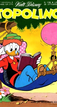 Topolino 1196 - Mondadori 1978 - Italian